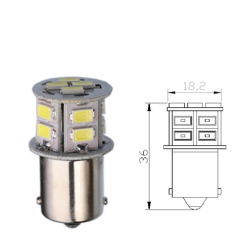 1156 LED 15SMD CANBUS white